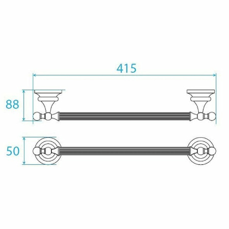 Полотенцедержатель Cezares Olimp OLIMP-TH05-01-M