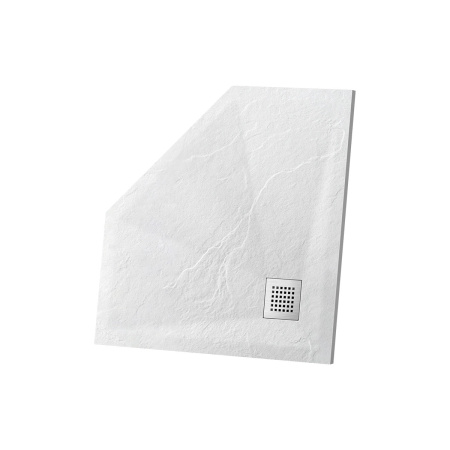 Душевой поддон из искусственного камня (90х90) Vincea VST-4SP9090W, белый матовый