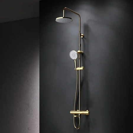 Душевая система с изливом AM.PM X-Joy F0785A500 золото