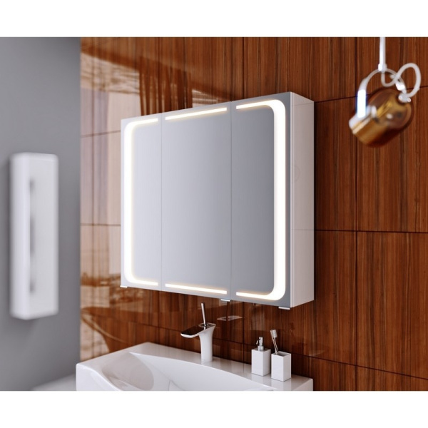 Зеркальный шкаф Aqwella 5 Stars Милан 80 Mil.04.08