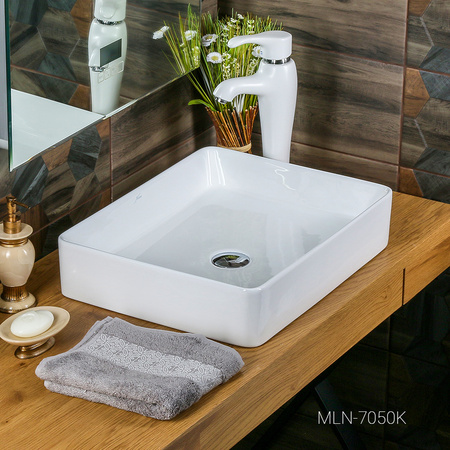 Раковина накладная (50х40) Melana 7050K-805