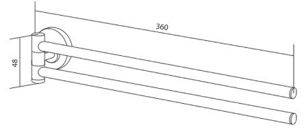 Полотенецедержатель AM.PM Serenity A4032600