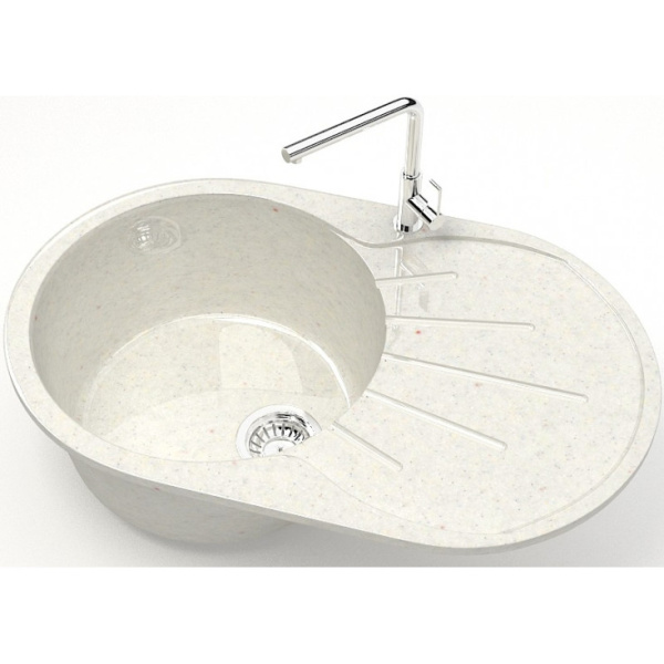 Кухонная мойка Marrbaxx  Касандра Z11 Z110Q007 хлопок белый