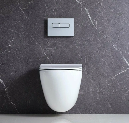 Унитаз подвесной безободковый BelBagno AMANDA BB051CHR без крышки