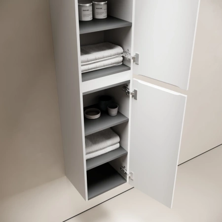 Шкаф-пенал подвесной Sancos Folk PCD35W белый матовый