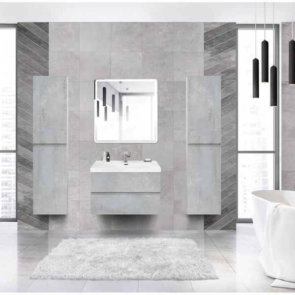 Тумба под раковину Cezares MOLVENO 46-80-2C-SO-BET Beton