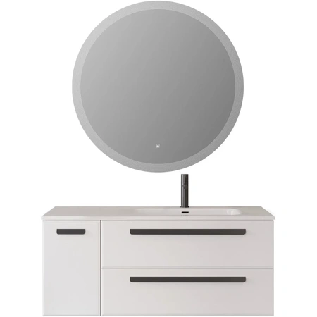 Тумба под раковину Cezares ECO-CER-N-1200-2C-1A-SO-BL-R Bianco Lucido без ручек