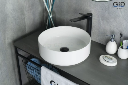 Раковина накладная (40х40) Gid N9424