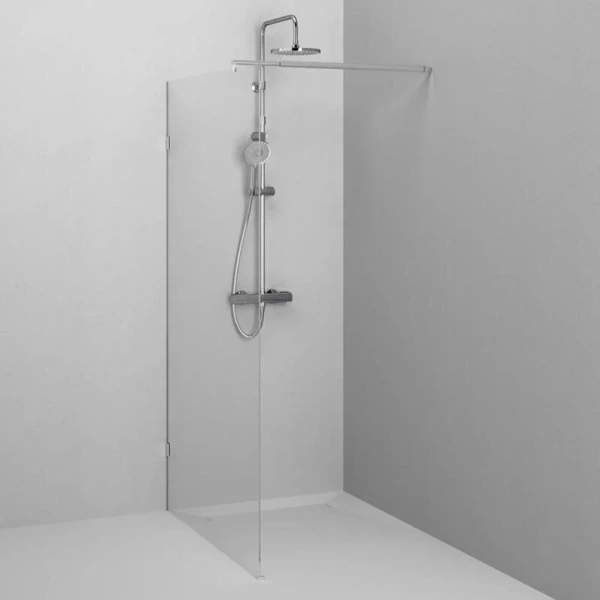 Душевая перегородка 110 см Am.Pm X-Joy W94WI-110-F1-MTE хром матовый