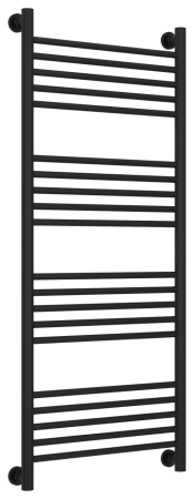 Полотенцесушитель Водяной Прямая Сунержа Богема + (120х50) Матовый Черный 31-0220-1250