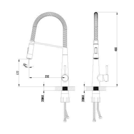 Смеситель для кухонной мойки Lemark Soul (LM6002C)