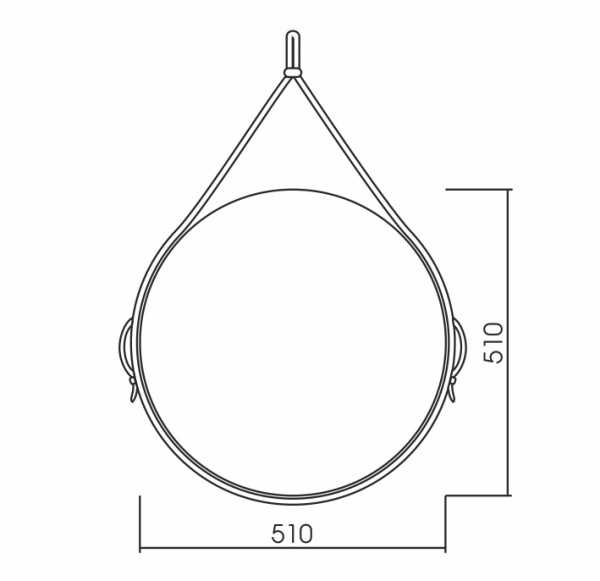 Зеркало (51х51) Silver Mirrors  Капитан LED-00002366