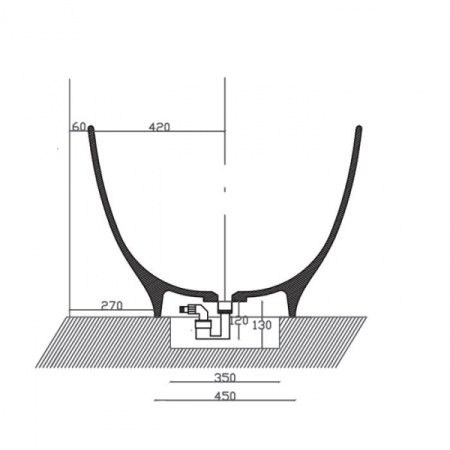 Ванна Galassia MEG 11 5418