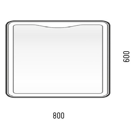 Зеркало (80х60) Corozo Орли SD-00000920