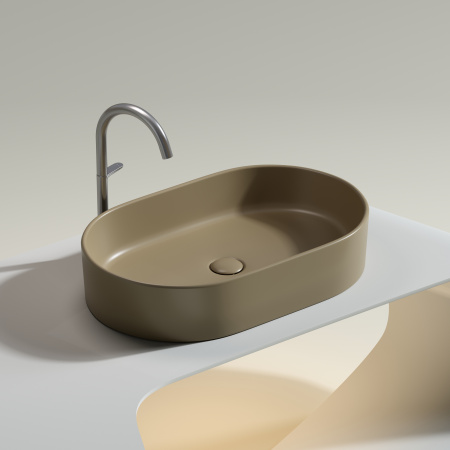 Раковина накладная (60,8х38,5) Ceramica Nova ELEMENT CN6048MC