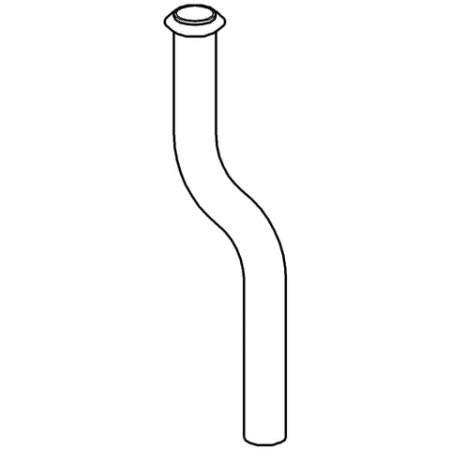 Сливная трубка для писсуара 200 мм, диам.18 мм,изгиб 30мм Grohe 37038 000 (37038000)