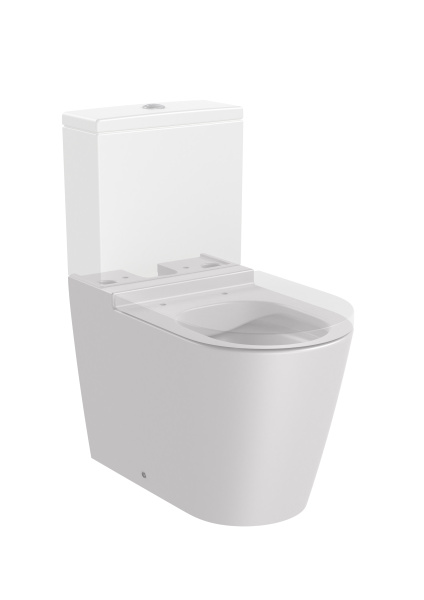 Унитаз напольный безободковый  Roca Inspira Round   Rimless, BTW,  342526630 жемчужный