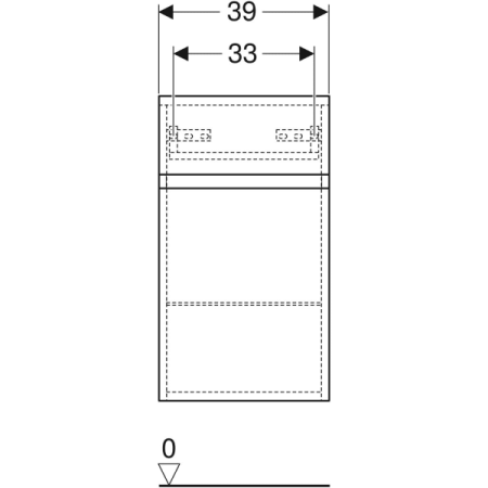 Шкафчик Geberit Renova Plan 501.921.JK.1