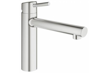 Смеситель однорычажный для мойки, DN 15 Grohe Concetto 31128 DC1 (31128DC1) суперсталь