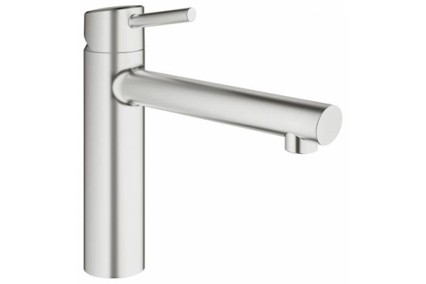 Смеситель однорычажный для мойки, DN 15 Grohe Concetto 31128 DC1 (31128DC1) суперсталь Смеситель однорычажный для мойки, DN 15 Grohe Concetto 31128 DC1 (31128DC1) суперсталь