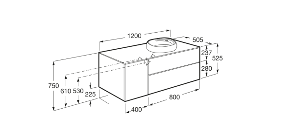 Тумба под раковину Roca Beyond 851399402