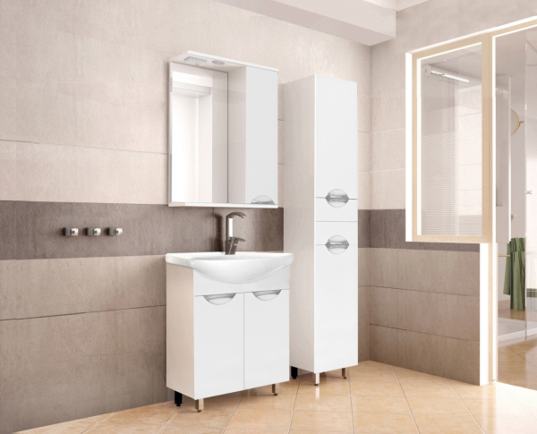 Зеркало-шкаф Style Line Жасмин 60 (60x83) ЛС-00000040 белый