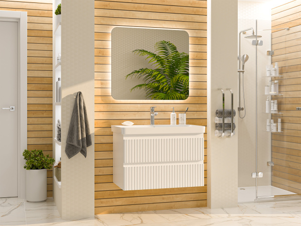 Тумба под раковину 80 Brevita Victory VIC-09080-0102Я без раковины