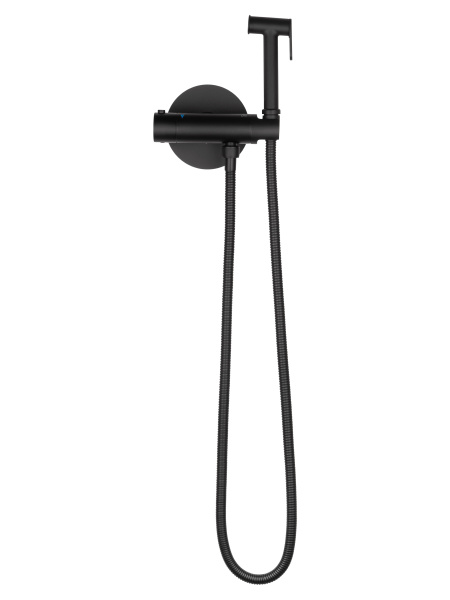 Смеситель с гигиеническим душем и термостатом встраиваемый WONZON & WOGHAND, черный матовый WW-88819902-MB Смеситель с гигиеническим душем и термостатом встраиваемый WONZON & WOGHAND, черный матовый WW-88819902-MB