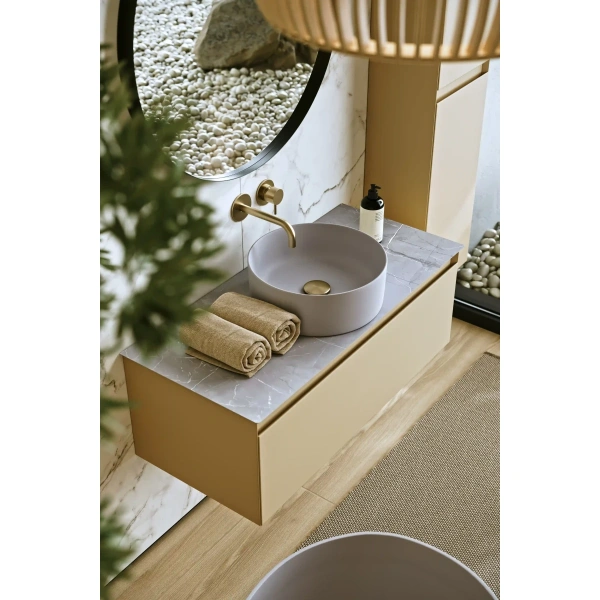 Тумба без раковины 100 см Aqwella Geometria GE01101MD морская дюна матовый