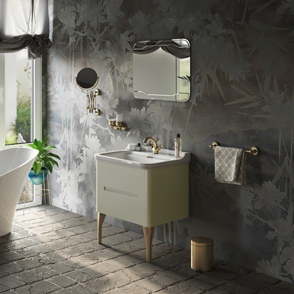 Тумба подвесная без раковины Kerasan Waldorf 925630 bi vaniglia matt