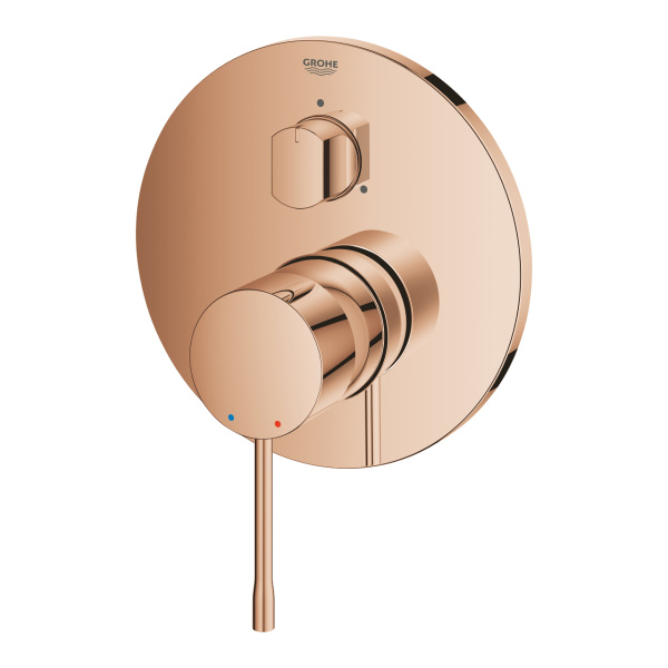 Смеситель для ванны на 3 положения Grohe Essence New 24169 DA1 (24169DA1) тёплый закат глянец