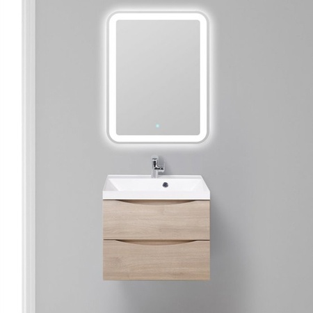База под раковину подвесная BelBagno MARINO-CER-600-2C-SO-RG-P Rovere Grigio