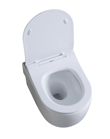 Унитаз подвесной безободковый Art&Max Verona AM012CHRT/SC микролифт