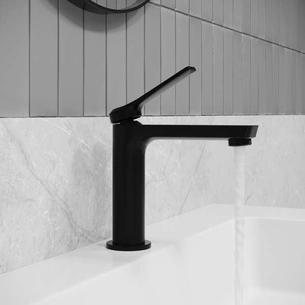 Смеситель для раковины IDDIS Parker матовый черный (PARBL00i01) Смеситель для раковины IDDIS Parker матовый черный (PARBL00i01)