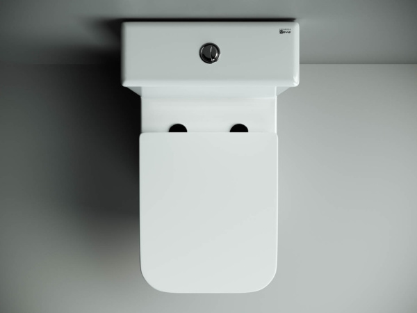 Напольный пристенный унитаз Ceramica NovaCubic Rimless CN1803