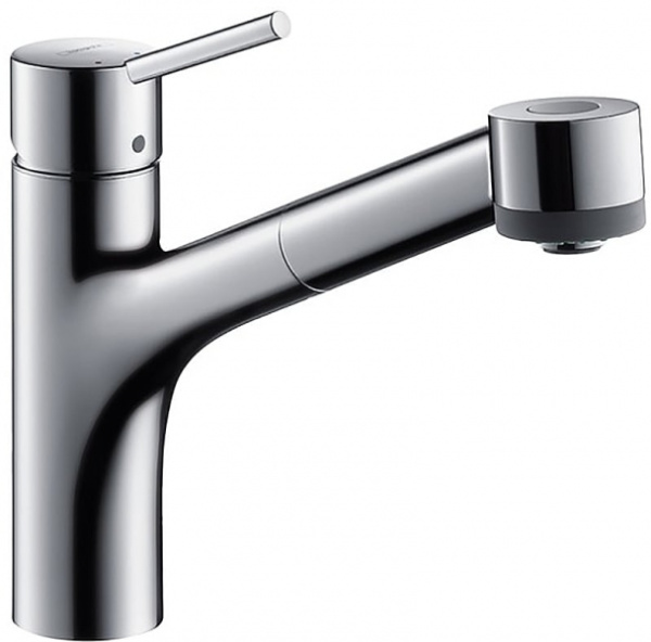 Смеситель для кухни с выдвижным душем Hansgrohe Talis S 32841000 Смеситель для кухни с выдвижным душем Hansgrohe Talis S 32841000