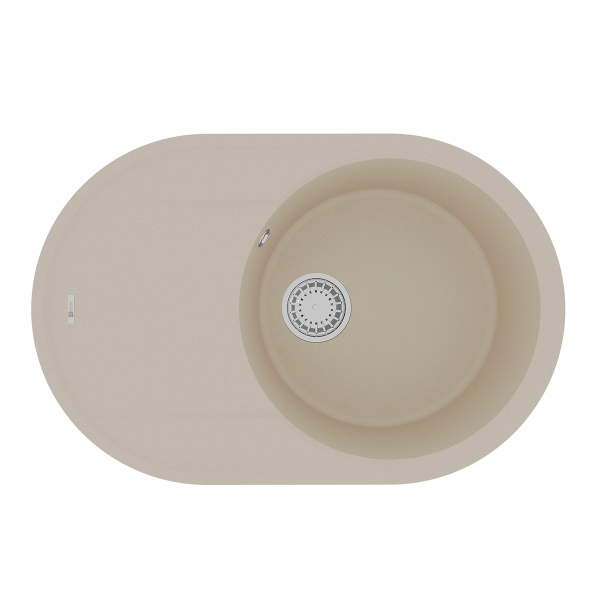 Кухонная мойка Lemark LACHA 760 бежевый 9910056