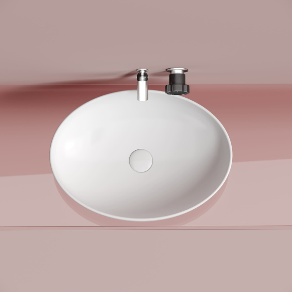 Раковина накладная (50,2х36,3) Ceramica Nova ELEMENT CN6056MW матовая