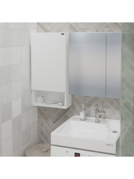 Шкаф Санта Мира 40 700405 белый