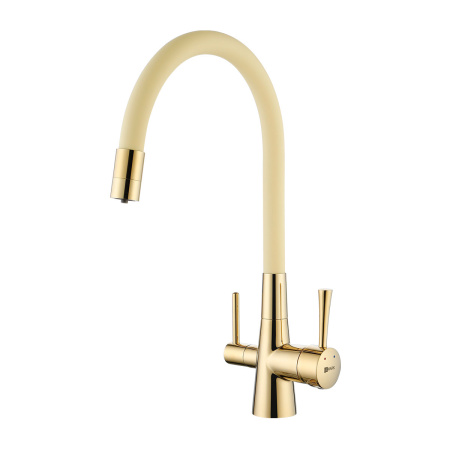 Смеситель для кухни Lemark Comfort LM3075G-Beige