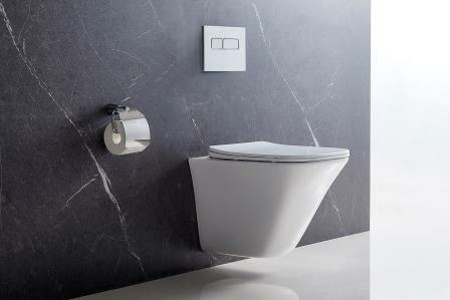 Унитаз подвесной BelBagno Marmi BB052CHR/BB052SC