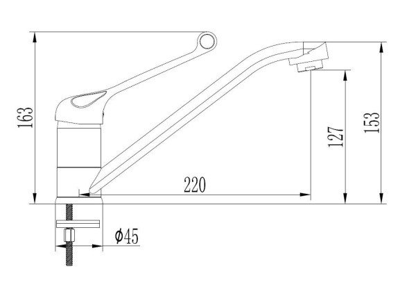 Смеситель для кухни ESKO MD 05