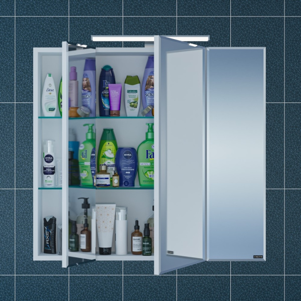 Зеркальный шкаф (80х73)  СаНта Стандарт 80 113011