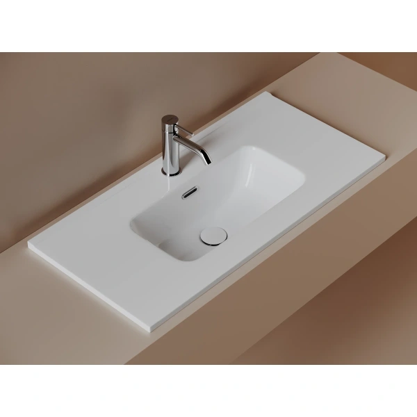 Раковина встраиваемая сверху (81х39,5) Ceramica Nova Compact CN7026