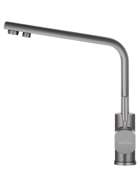 Смеситель для кухни с подключением фильтра WONZON & WOGHAND, темный графит WW-88458003-BGM