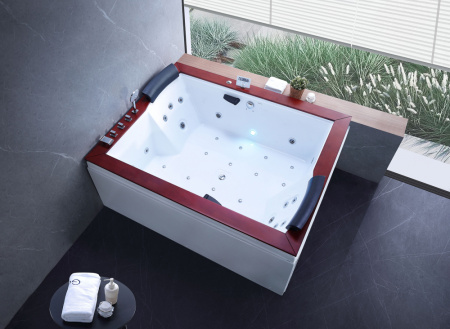 Акриловая ванна (186х151) Gemy G9052 II K L с гидромассажем, левая