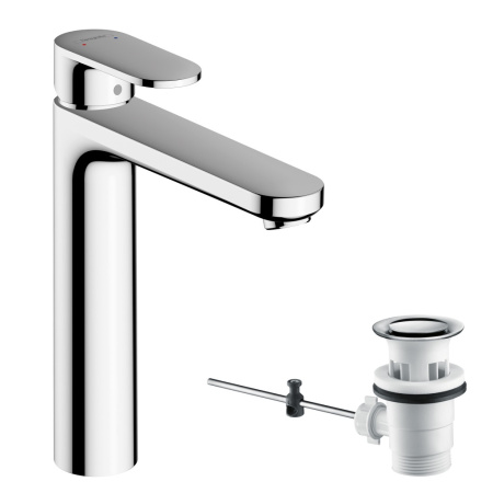 Смеситель для раковины с донным клапаном Hansgrohe Vernis Blend 71572000 хром