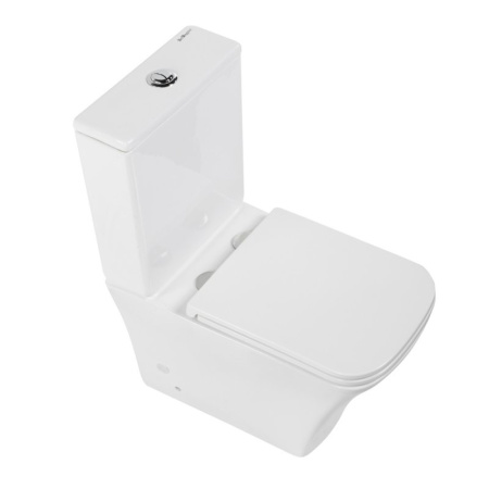 Унитаз напольный безободковый BelBagno MARMI BB052CPR