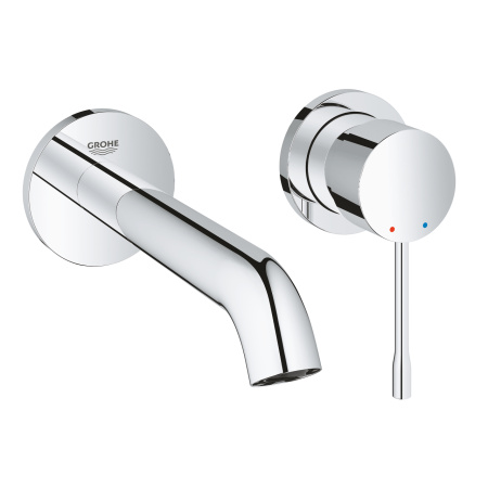 Смеситель для раковины на два отверстия, Grohe Essence New 19408 001 (19408001) хром