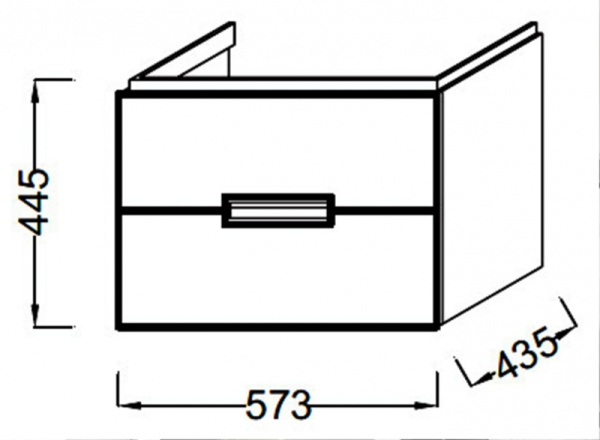 Тумба под раковину Jacob Delafon Reve EB1130-HU